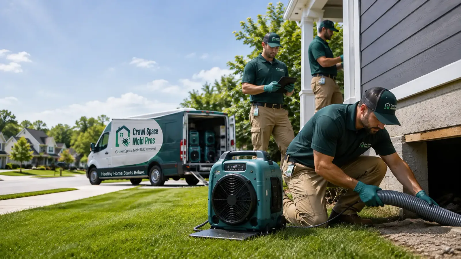 Crawl Space Mold Removal in Arlington, OH